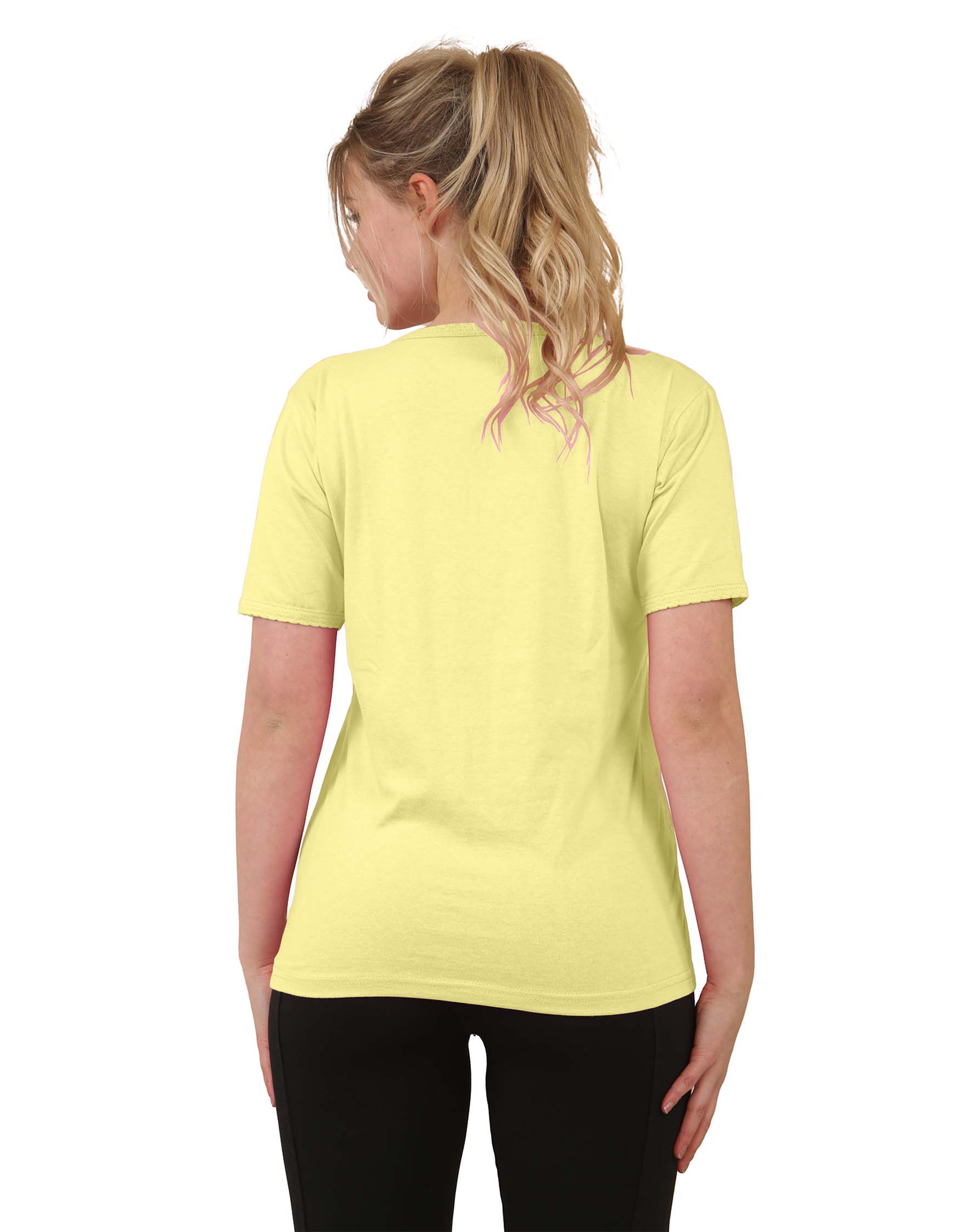 Bahob® 2 Pack Women's Classic-Fit Short-Sleeve V-NeckT-Shirt Plain Cotton T-Shirt Multipacks S-XXL