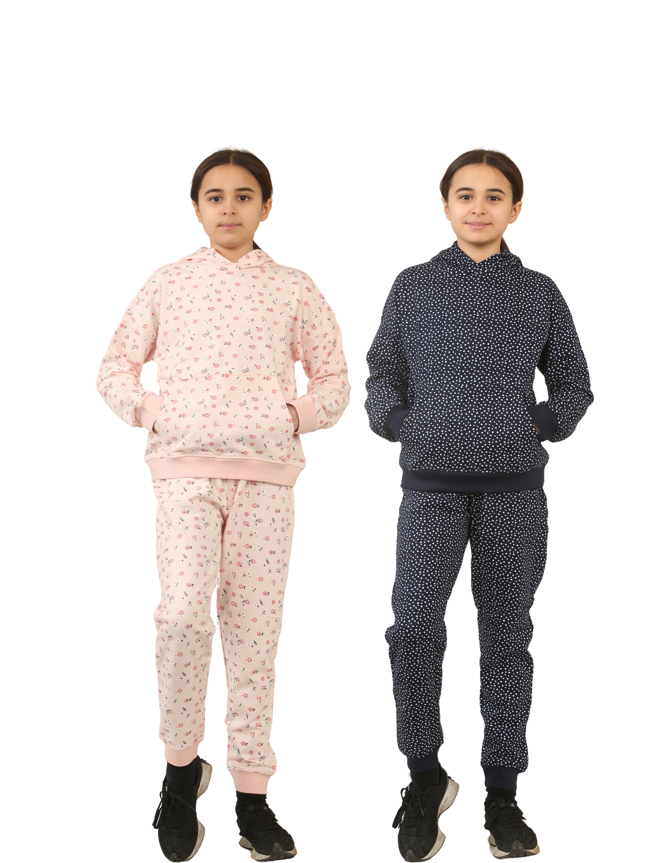 Bahob® Girls loungewear Printed Hoodie & Jogging Bottoms tracksuit