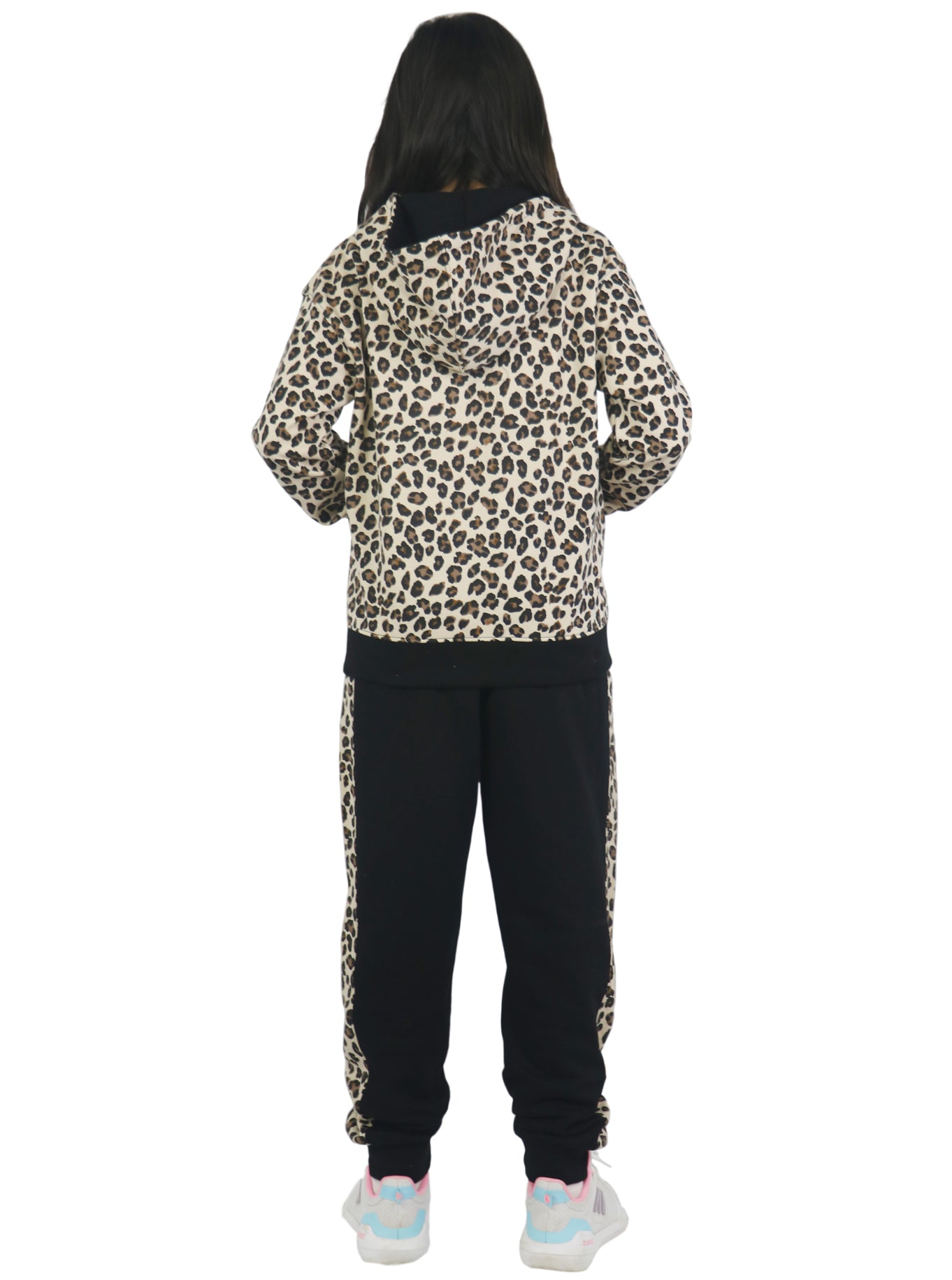 Bahob® 1 & 3 Pack Girls Tracksuits Set Top And Bottoms Fleece Zipper Hoodie Set 3-14 Years. - Bahob