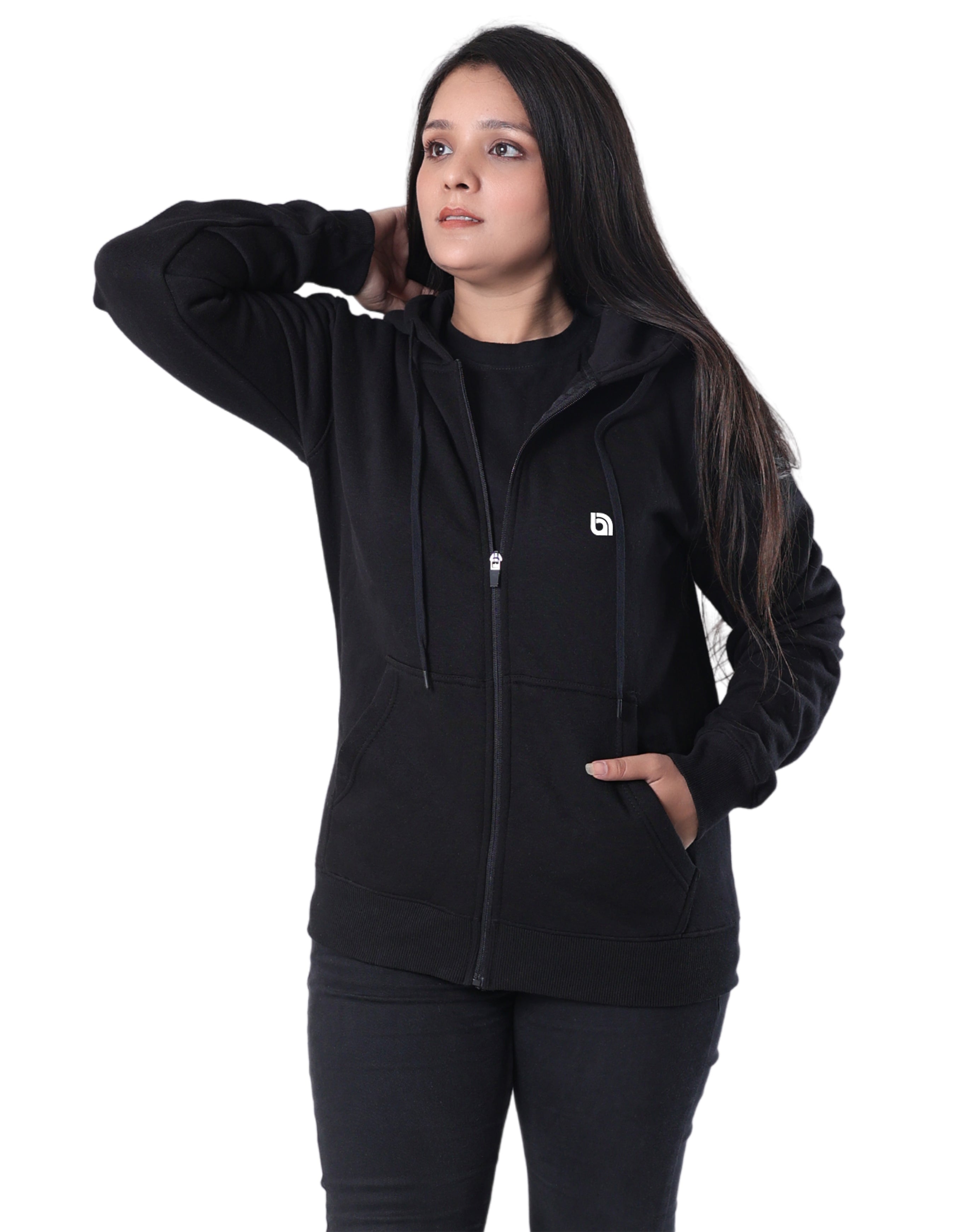 Bahob® Women Zipper Hoodie Long Sleeve Jacket Hoodies Top