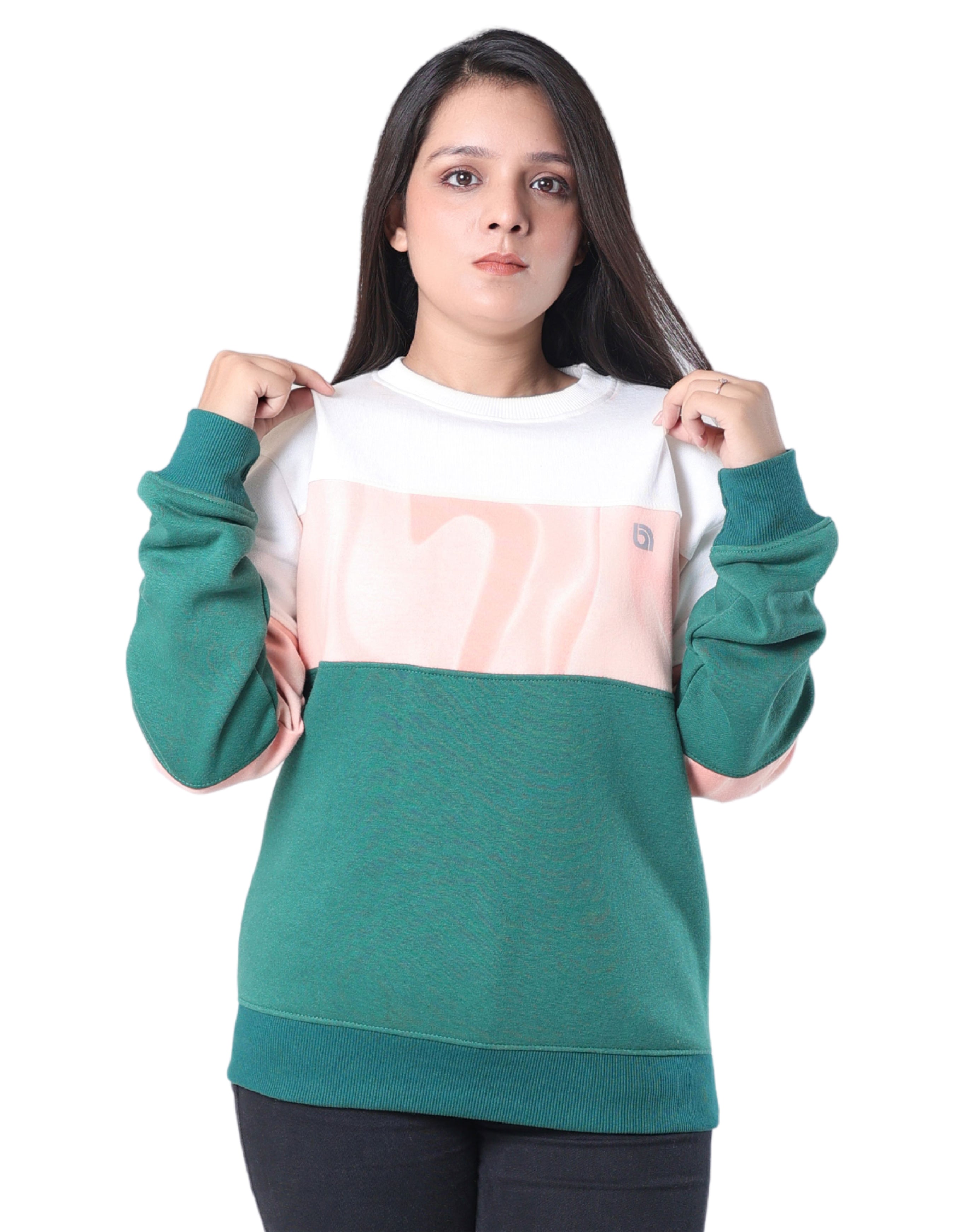 Bahob® Women's Crew Sweatshirt Long Sleeve Tops for Ladies Sweatshirts for Women UK Pullover Jumper Crewneck Sweater S-XXL