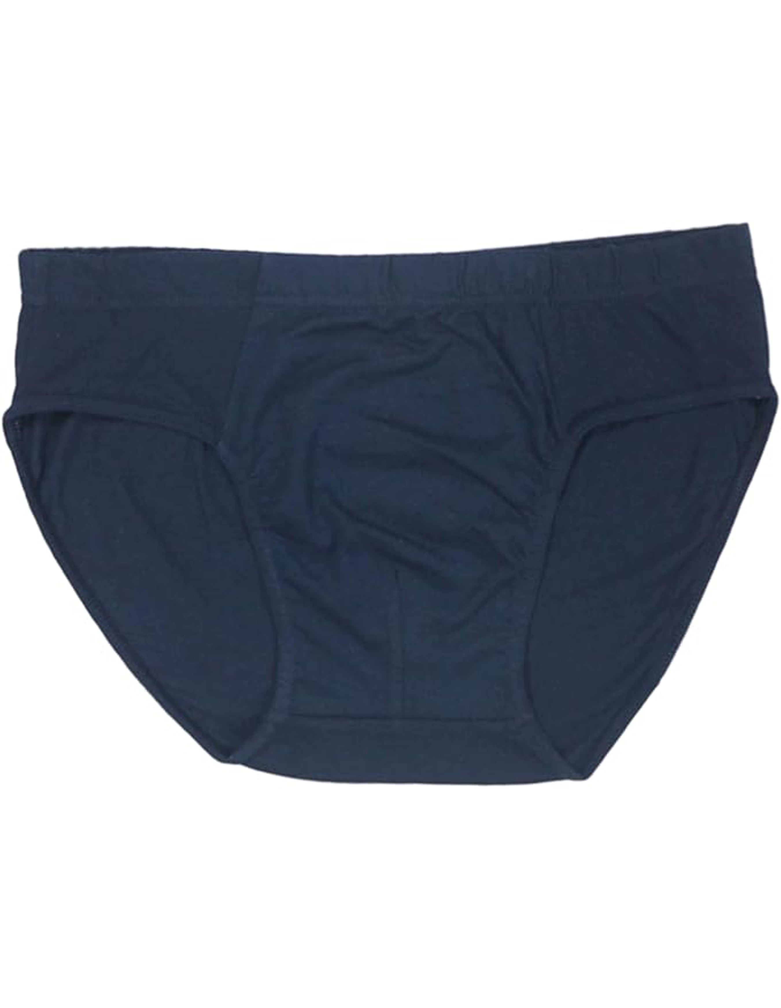 Bahob® 6 Pack Men's Underwear Briefs Ribbed Slips, Ultra Soft Sports Cotton Blend Slips Briefs