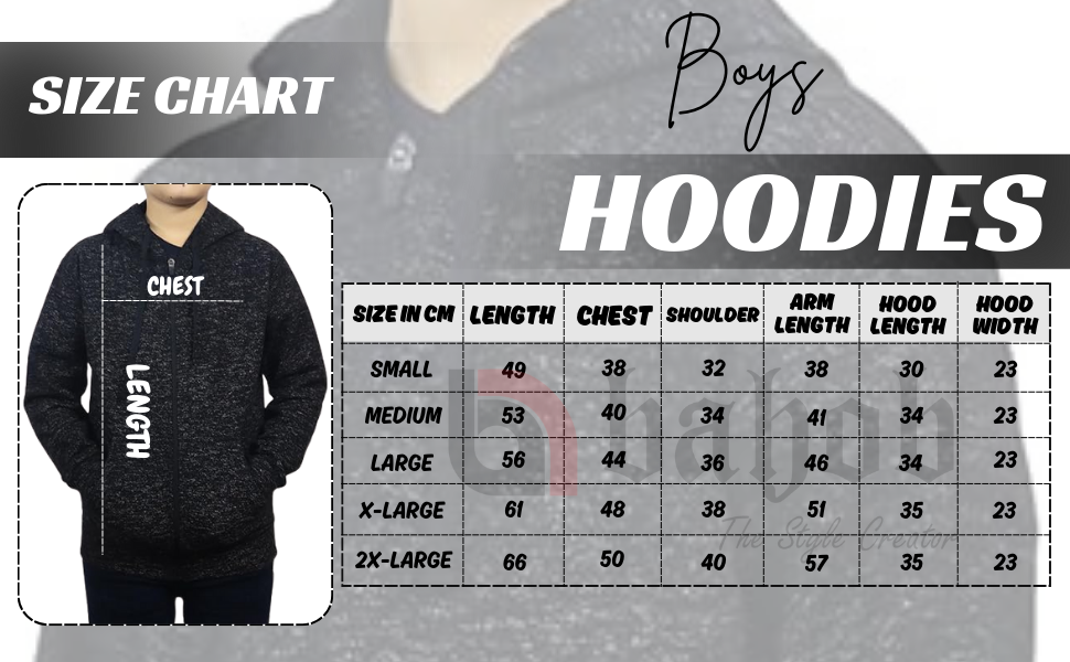 Bahob® Zip-Up Hoodie Long Sleeve Top Hoodies For Boys