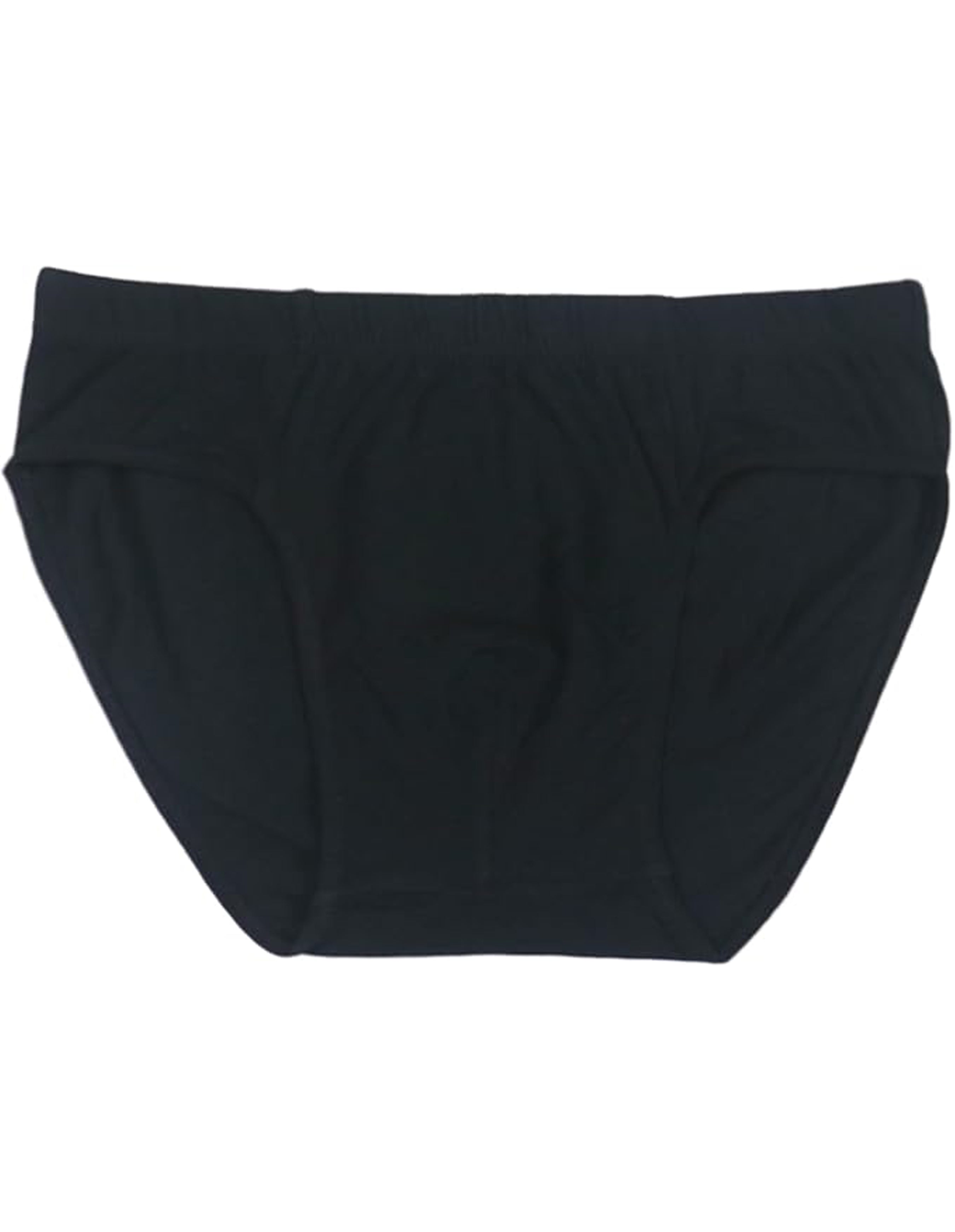 Bahob® 6 Pack Men's Underwear Briefs Ribbed Slips, Ultra Soft Sports Cotton Blend Slips Briefs
