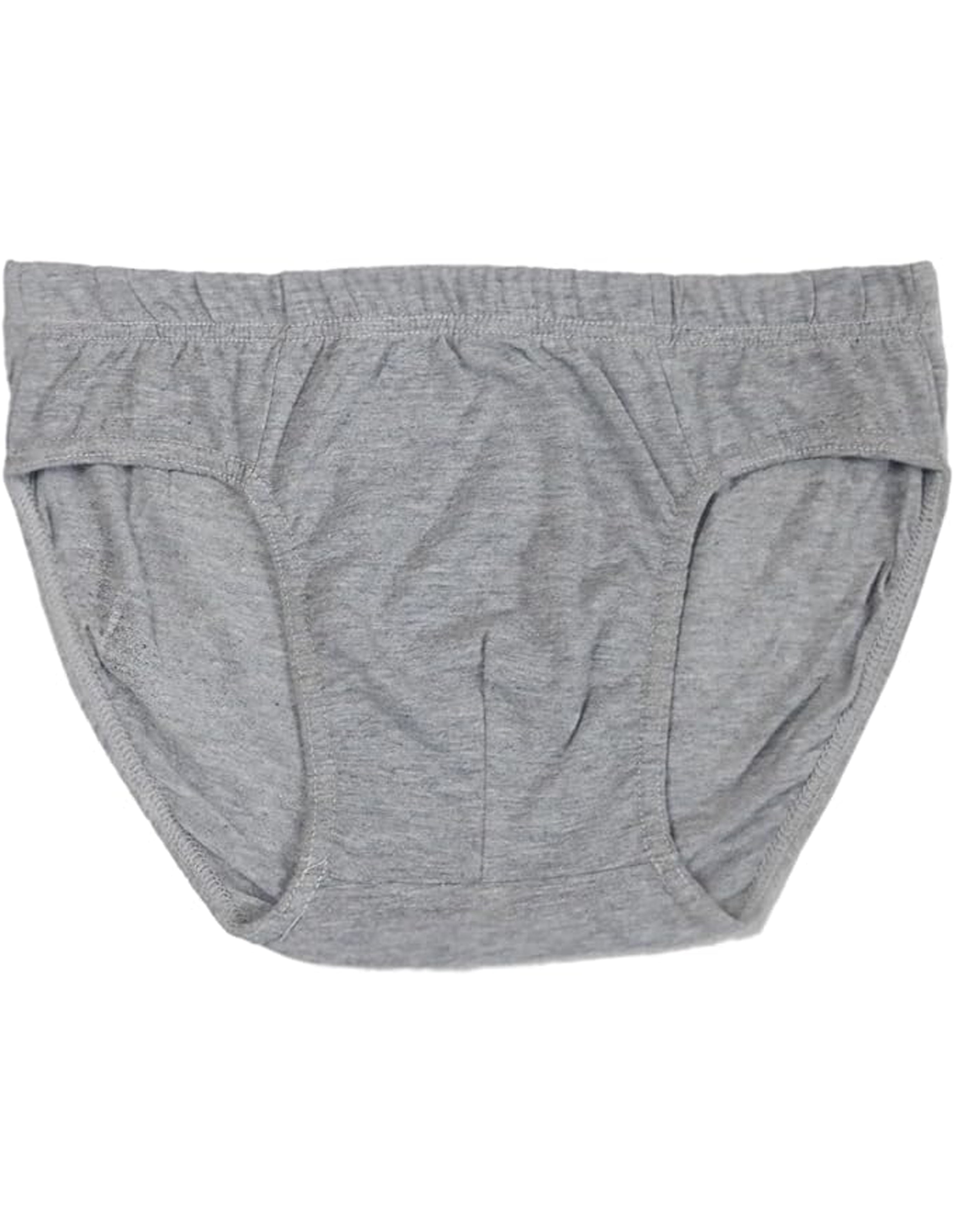Bahob® 6 Pack Men's Underwear Briefs Ribbed Slips, Ultra Soft Sports Cotton Blend Slips Briefs