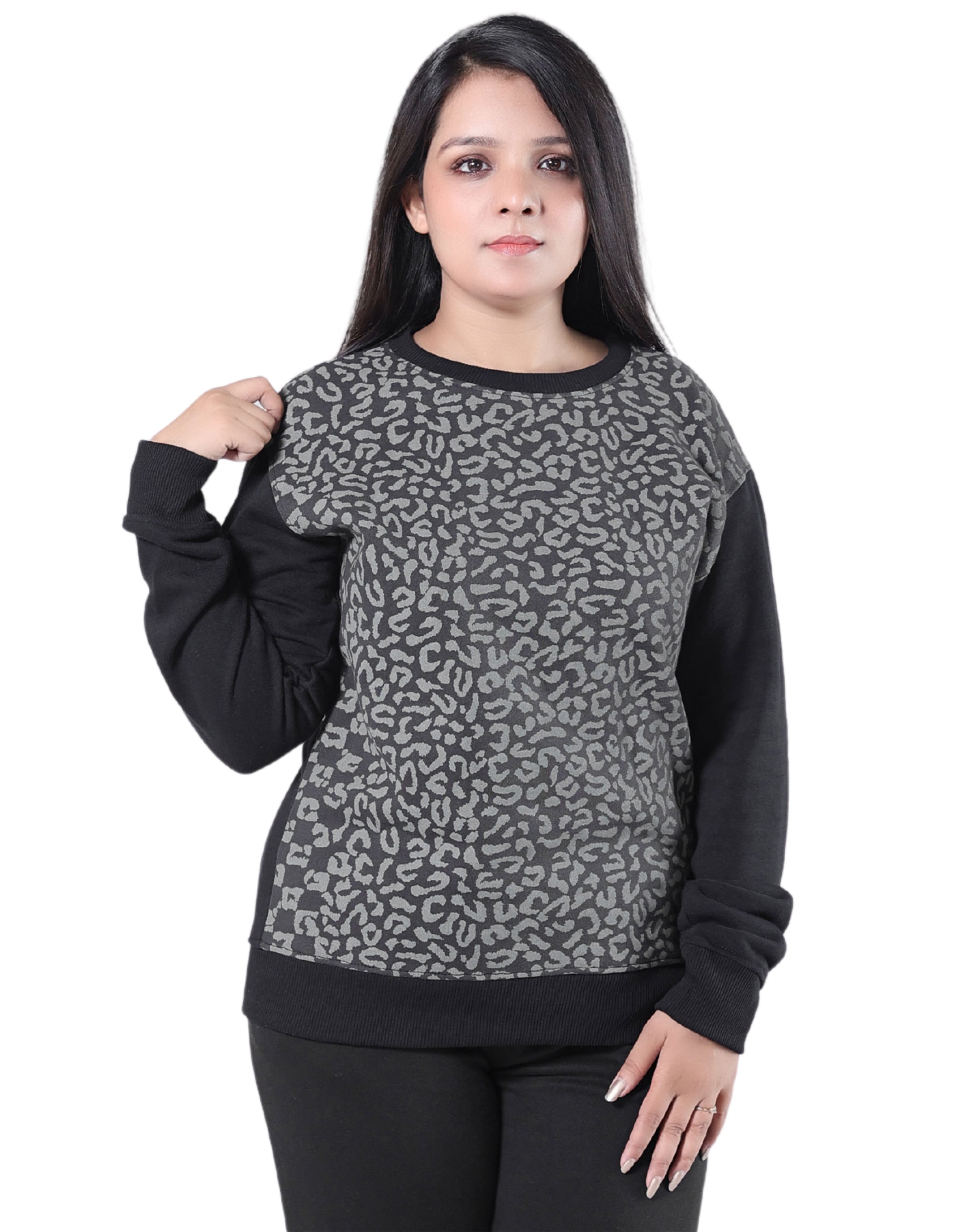 Bahob® Women's Crew Sweatshirt Long Sleeve Tops for Ladies Sweatshirts for Women UK Pullover Jumper Crewneck Sweater S-XXL