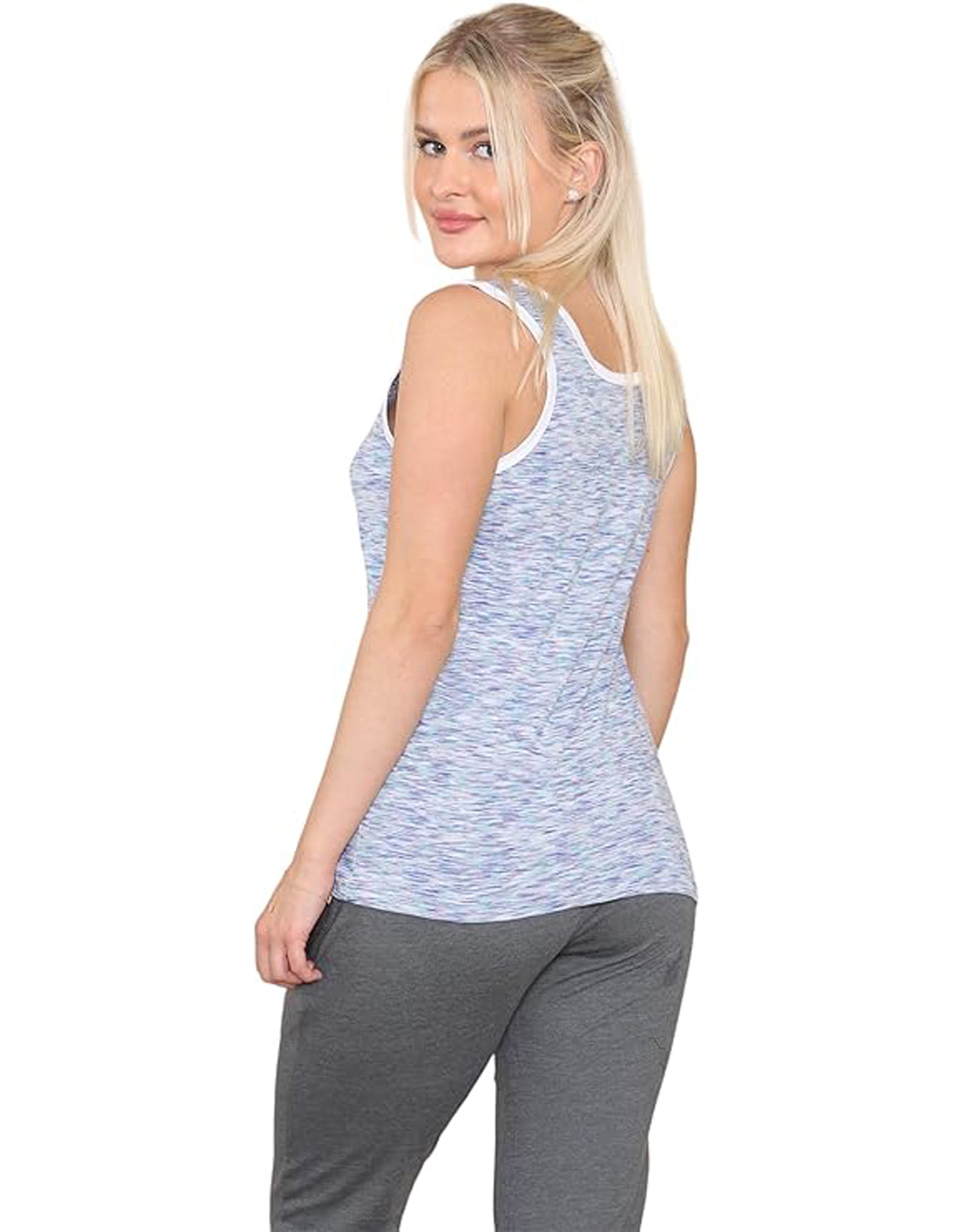 Bahob® 3 Pack Women's Vests Tank Tops for Women Undershirt Sleeveless Vest Tops for Women and Girls Super soft Cotton Vest S-2XL