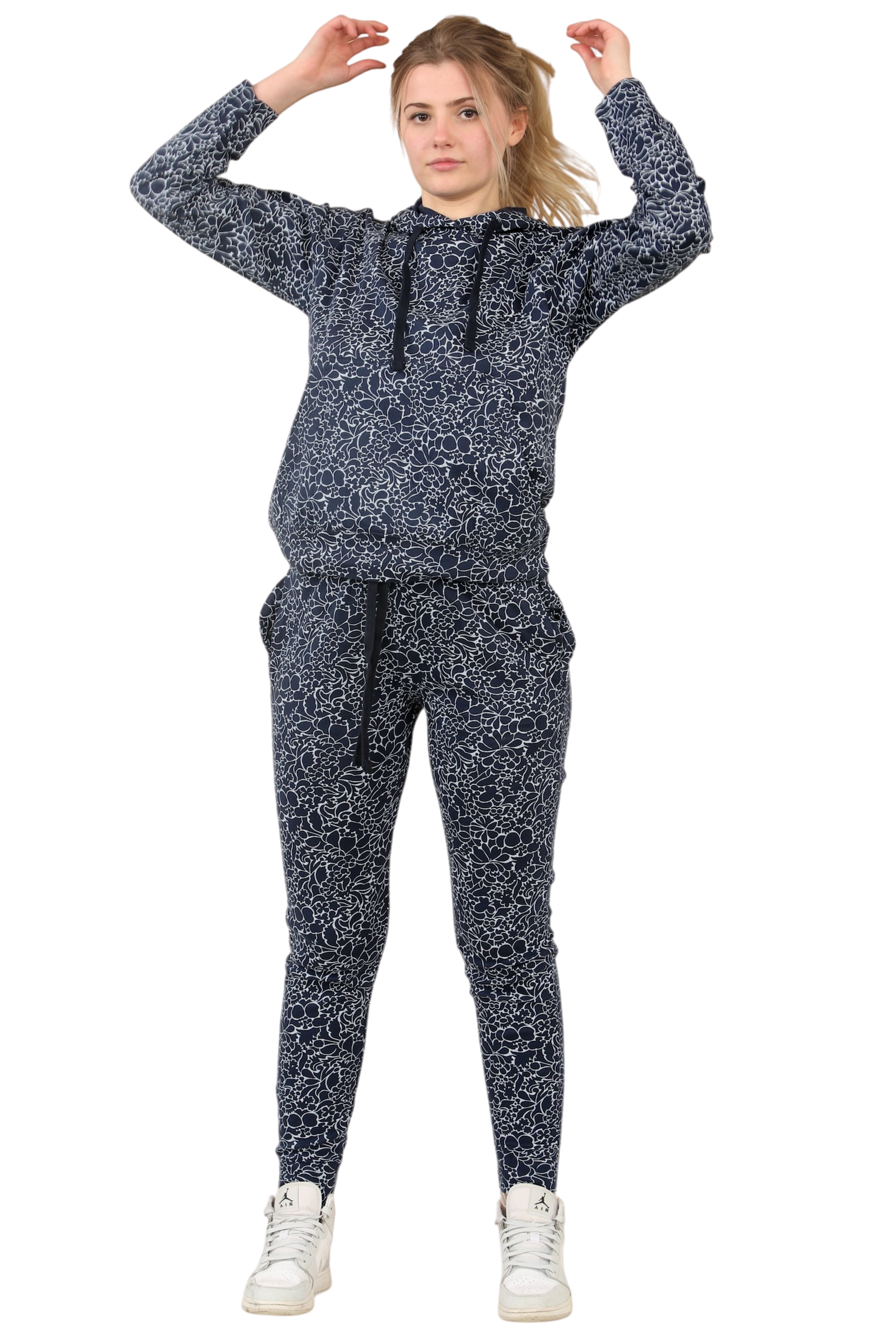 Bahob® Women’s Sportswear Set, 2 Piece Women Track Suit Set Hoodie and Stretch Legging Ladies Gym Wear Tracksuits Activewear Set