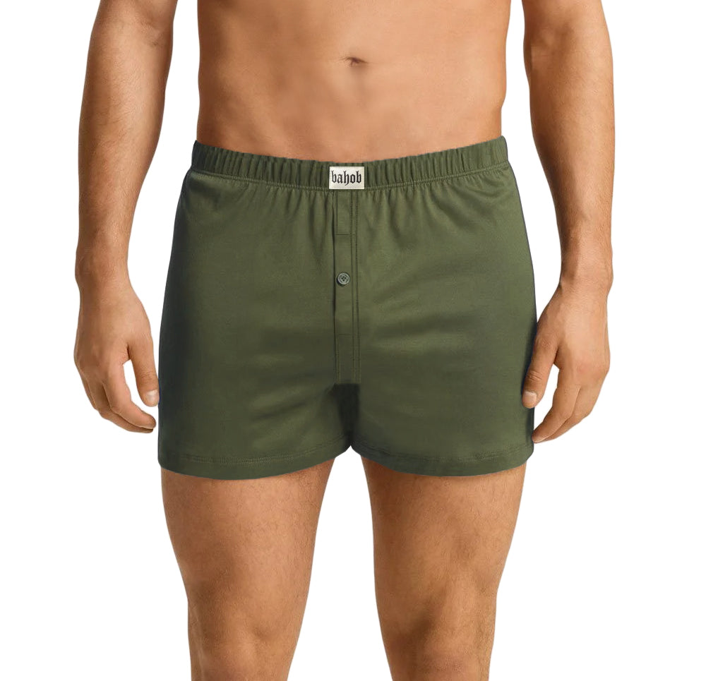 Bahob® Pack Of 6 Mens Boxers Shorts Button Open Fly Underpants Trunks For Mens Soft Cotton Boxer Shorts Comfortable Mens Underwear S-3XL
