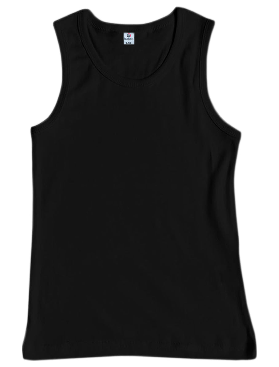 Bahob® 6 Pack Boy's Underwear Vests Soft Cotton Tank Tops Kids Sleeveless Vests Undershirts 100% Cotton