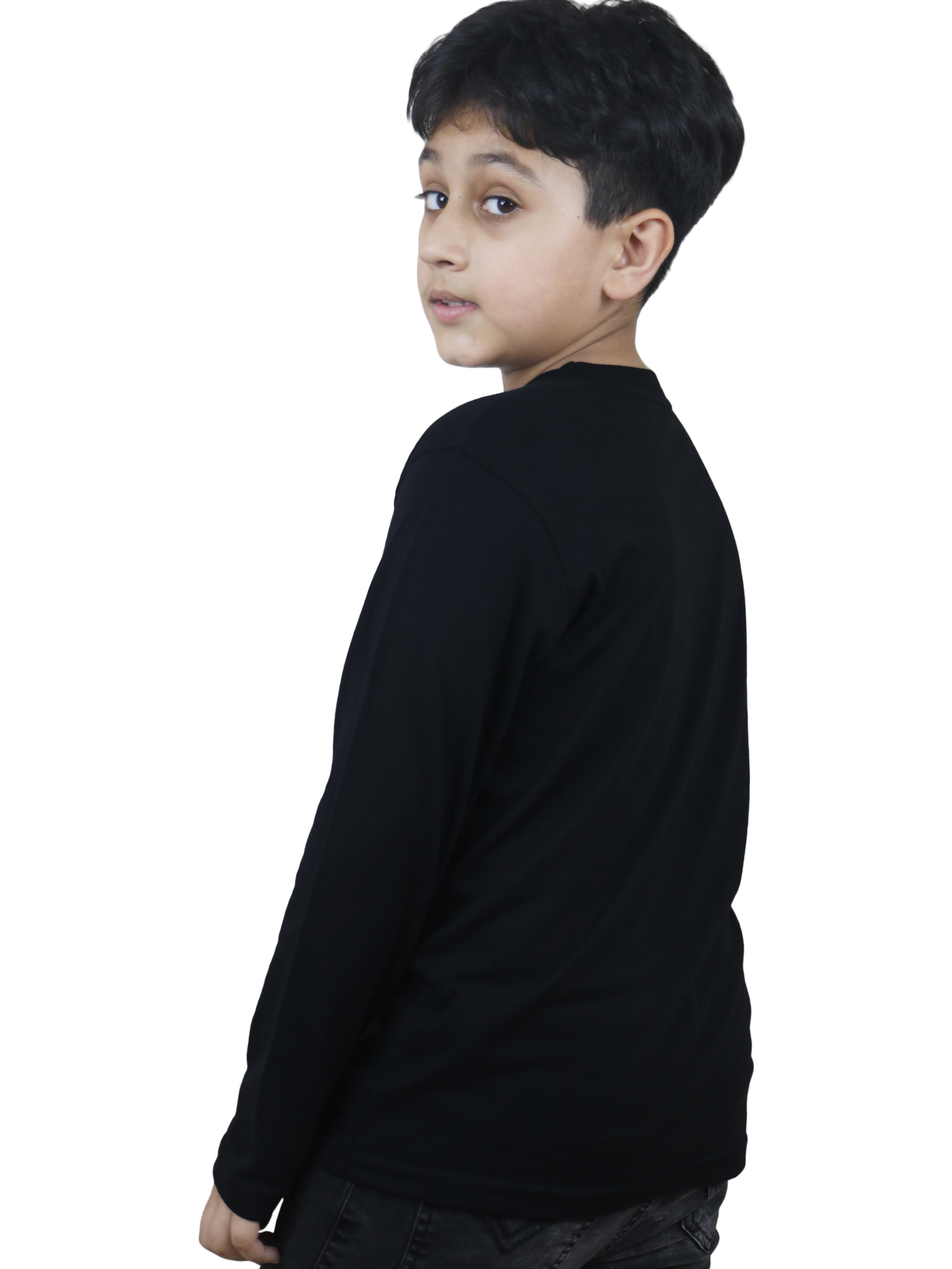Bahob® 2 Pack Boys Long Sleeve T-Shirt Top Children's Round Neck Long-Sleeve T-Shirt Soft Cotton 3-14 Years kids t shirt