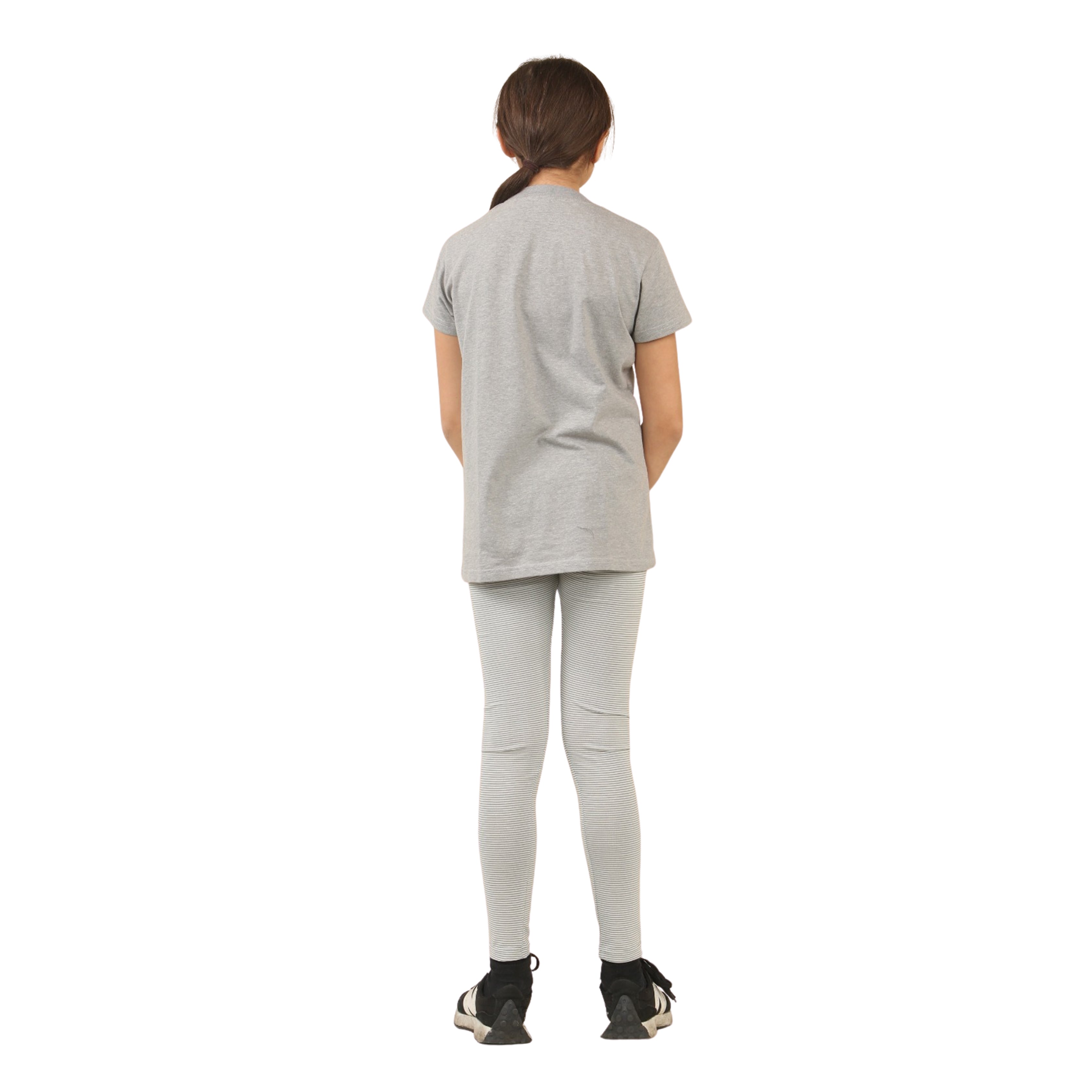Girls T-Shirt and Leggings Set Cotton Summer Outfit for Kids 2 Piece Casual Loungewear Set – Soft & Comfy Top and Bottoms 5-14 Years