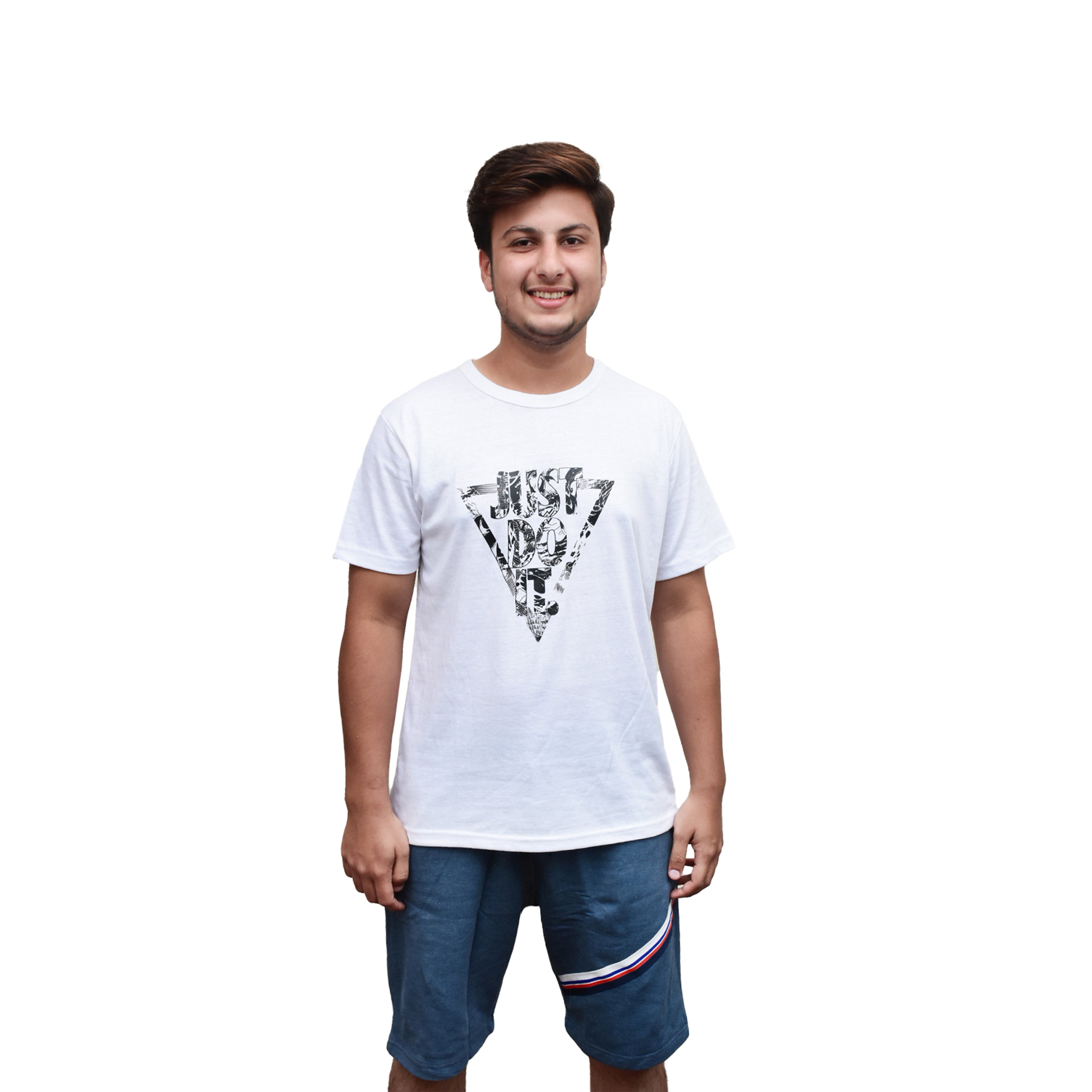 Bahob® 2 Pack Men's T-Shirts Short Sleeve Printed T Shirts for Men Round Neck Cotton Tops Shirt S-3XL