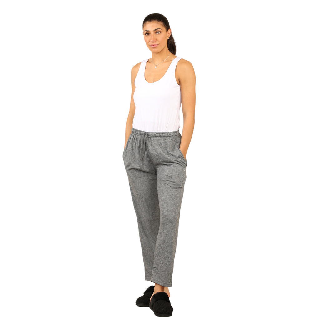 Bahob® 2 Pack Women's Pyjama Bottoms Womens Pants Soft Lounge Pants Sleep Pajama Bottoms with Pocket Women's Sleepwear Trousers S-XXL