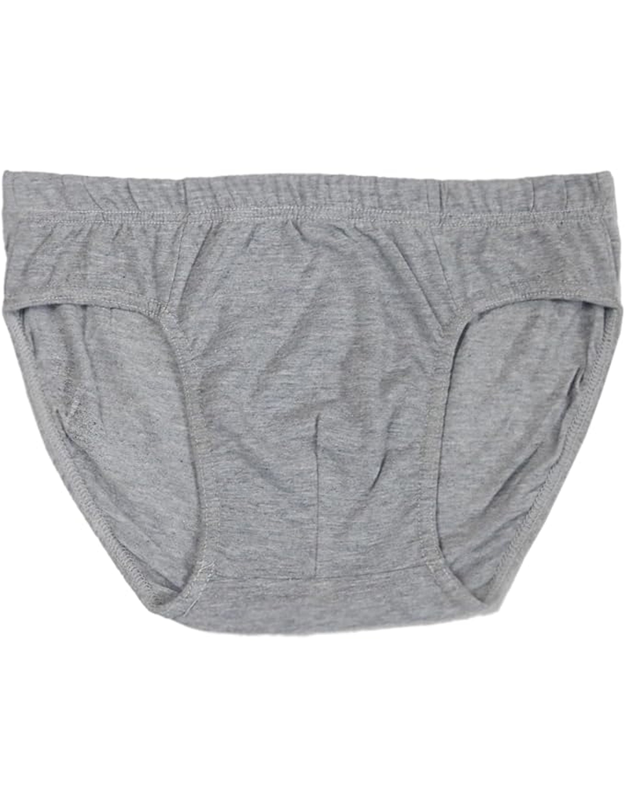 Bahob® 6 Pack Men's Underwear Briefs Ribbed Slips, Ultra Soft Sports Cotton Blend Slips Briefs