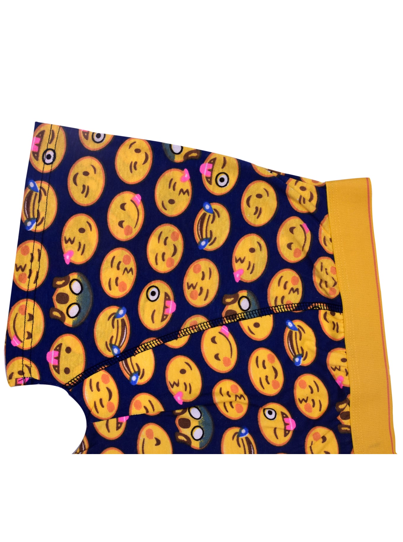 navy  smily face boxer