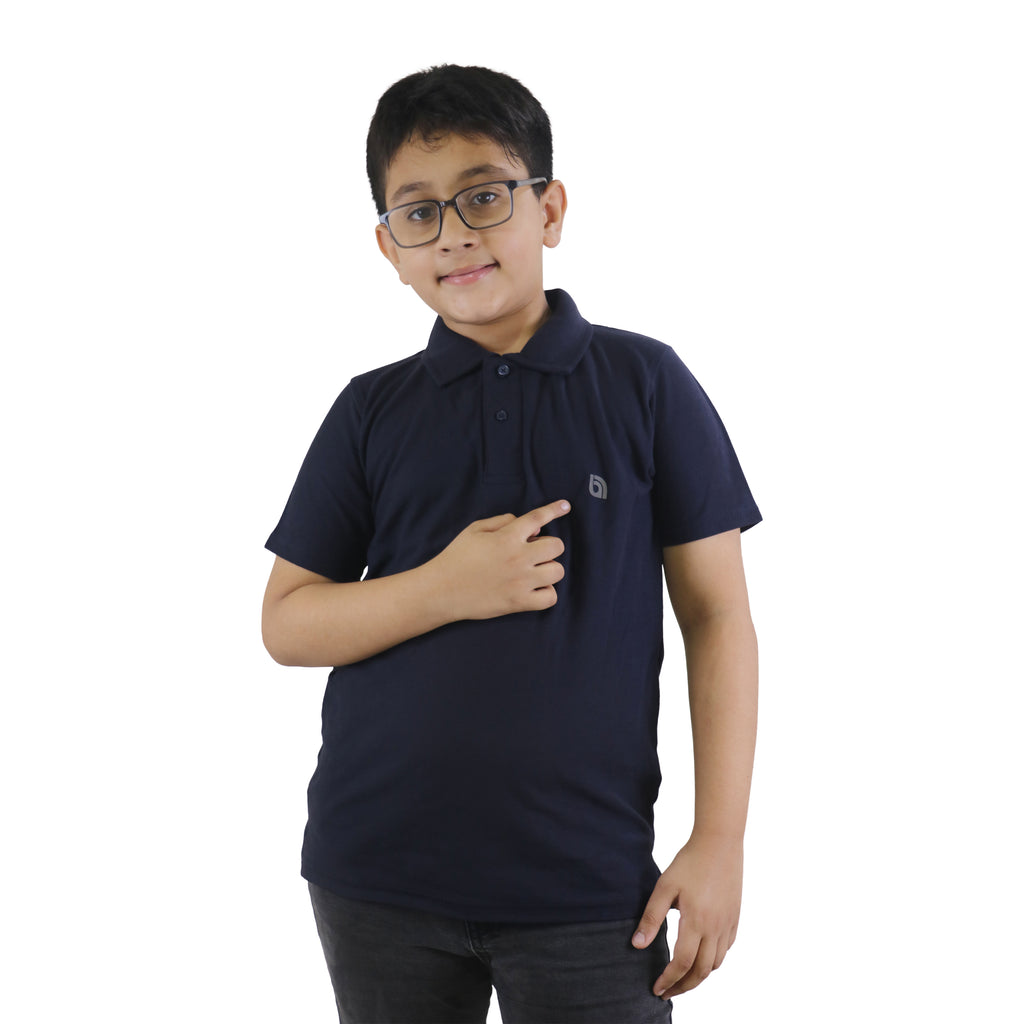 Bahob® 2 Pack Kids Girls Boys Polo T Shirts Plain School Uniform Polo Shirt Short Sleeve Polo Shirt PE Top 5-14 Years