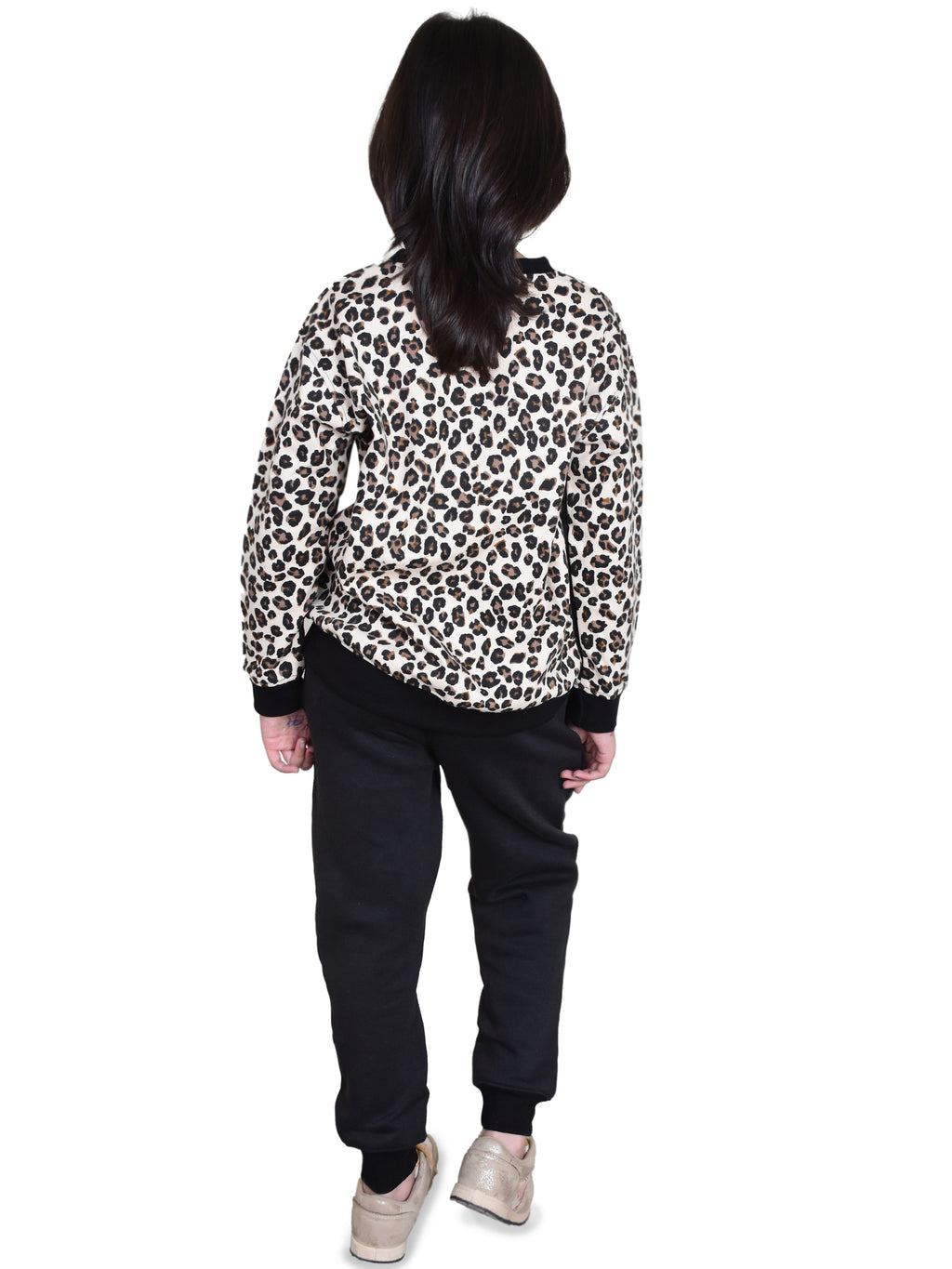 Girls printed tracksuit set