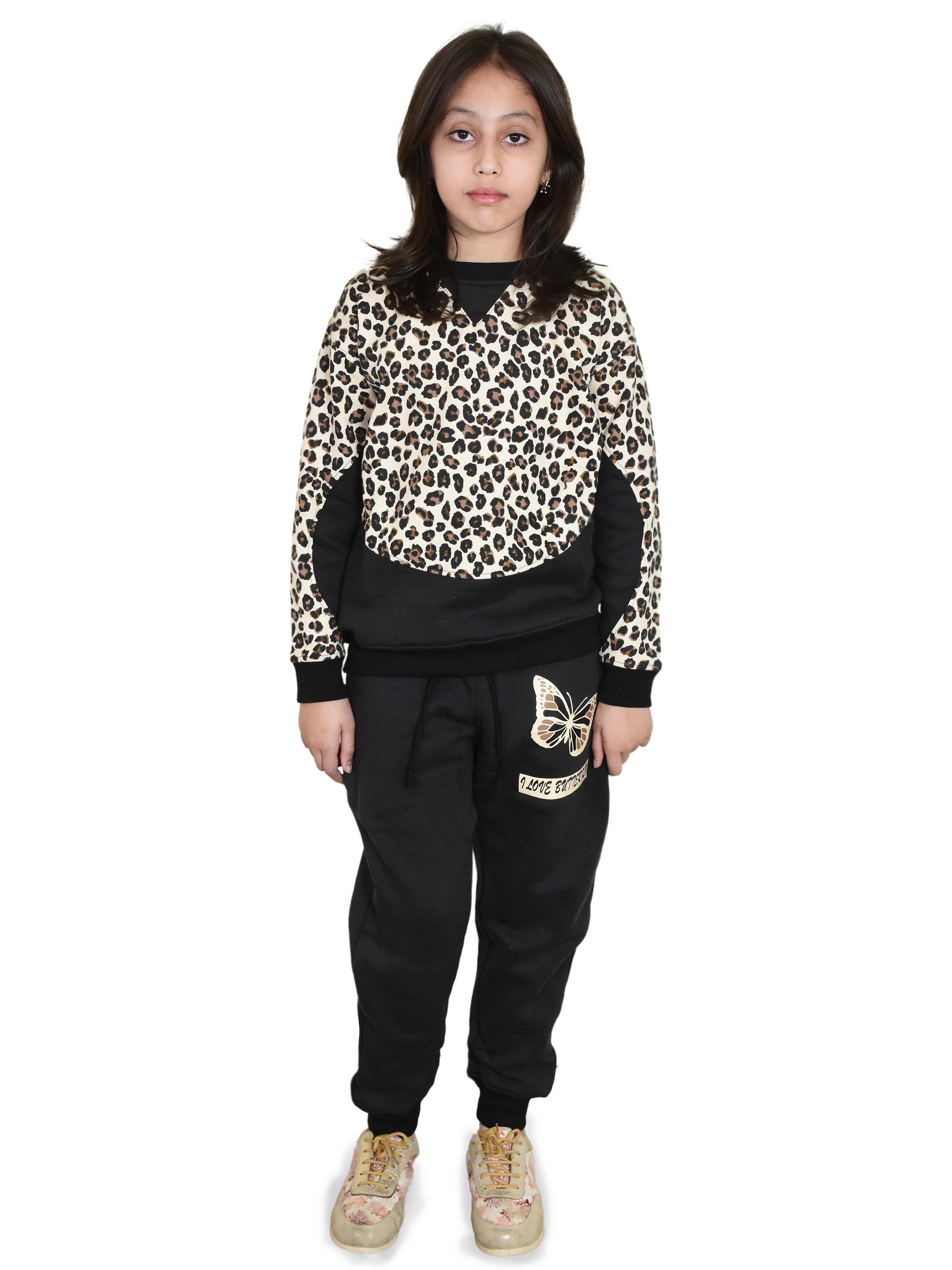 Girls Print tracksuit set